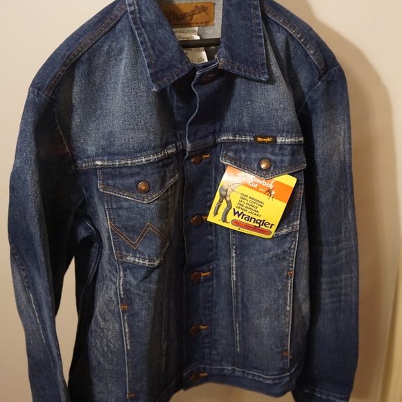 mens wrangler jean jacket